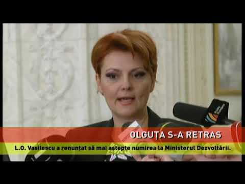 Olguța Vasilescu se retrage din cursa pentru Ministerul Dezvoltării