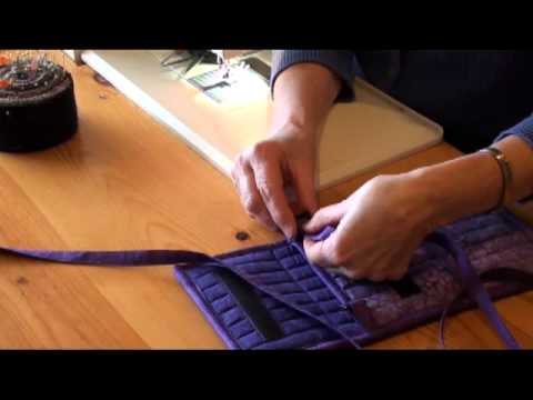 how to fasten luggage strap