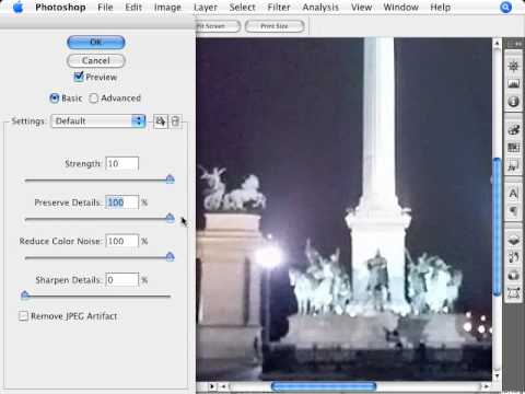 how to eliminate noise in photos