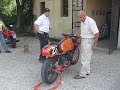 Start up of the Laverda V6 Motorcycle by Piero Laverda Sept 10th, 2008