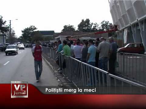 Poliţiştii merg la meci