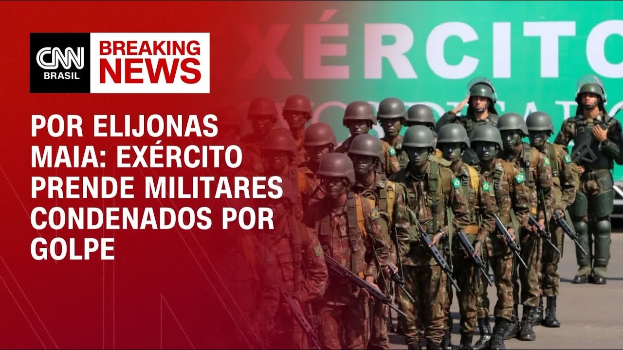 Exército prende militares condenados por trama golpista | LIVE CNN