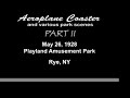 AEROPLANE ROLLER COASTER Rye Playland NY - PART 2