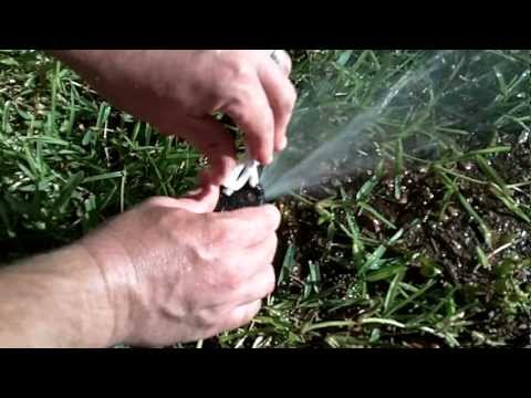 how to repair hunter pgp sprinkler head