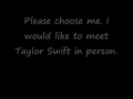 Be Like Taylor Swift Video Contest