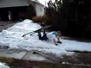 Ski jump gone wrong Ski jump gone wrong