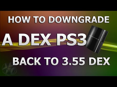 how to downgrade ps3