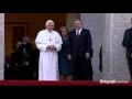 Pope Benedict XVI meets with Cuban leader Raul Castro