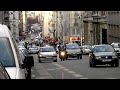 Emergency vehicle racing up rue Saint Jacques