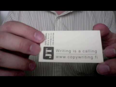 New Business Card Showcase