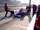 Bryan Herta leaving the pits at California Speedway