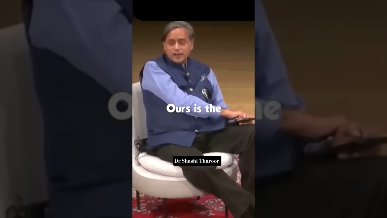 Dr.Shashi Tharoor on the Paradoxes of India.#shashitharoor#motivation#shortsfeed#trending#vocabulary