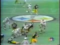 Immaculate reception with slo-mo and stop action