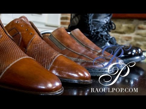 how to care leather shoes