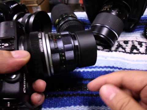 how to attach fd lens to eos