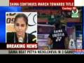 India's Saina Nehwal defeats Bulgarian Petya Nedelcheva to Enter Quarter Finals