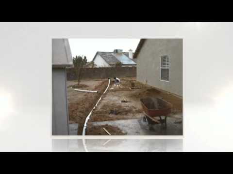 how to drain wet yard