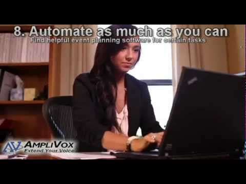 how to organize an event