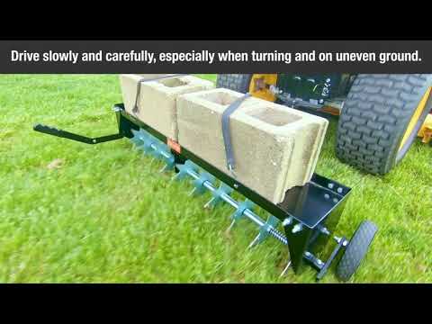 sweepers yardworks aerator