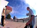 A kick out with a couple tricks A kick out with a couple tricks