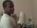 Snook trying to Kill a Spider