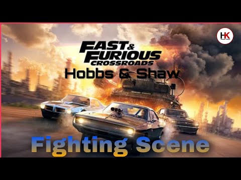 Fast and Furious Hobbs and Shaw | Access Denied (Retinal Scanner)Rock fight scene | attitude song |