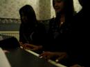 3 chicks n a piano
