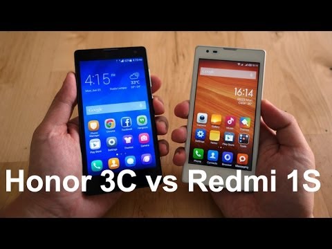 Compared: Huawei Honor 3C versus Xiaomi Redmi 1S