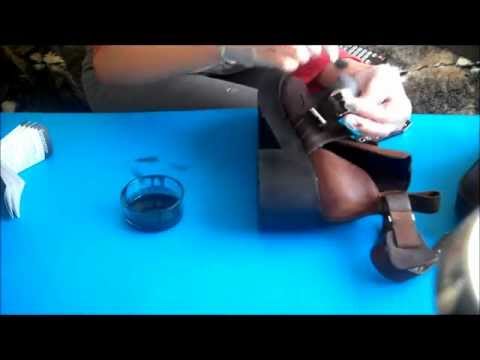 how to dye boots black