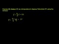 Evaluate a formula using substitution Video Tutorial