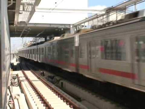 東急８０００系　元住吉駅通過