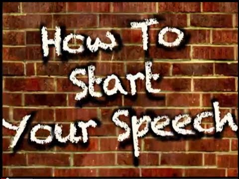 how to write a self introduction speech