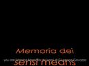 Memoria dei sensi, giuseppe gavazza