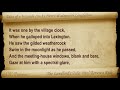 the landlord's tale - paul revere's ride. classic literature videobook with synchronized text, interactive transcript, and closed captions in multiple languages. audio courtesy of librivox. read by peter yearsley. playlist for: tales of a wayside inn by henry wadsworth longfellow: www.youtube.com