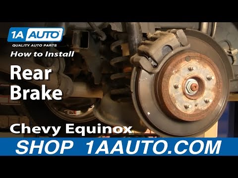 How To Install Replace Rear Brakes Chevy Equinox Pontiac Torrent 07-09 1AAuto.com