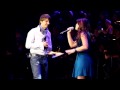 belle perez en koen wauters ( clouseau ), lopen op het water