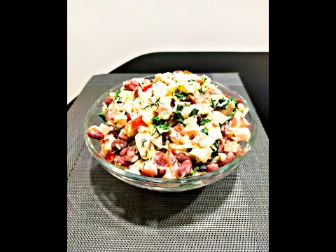 САЛАТ С КОПЧЕНОЙ КУРИЦЕЙ / САЛАТЫ НА НОВОГОДНИЙ СТОЛ!!!