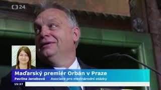 Maďarský premiér Orbán byl v Praze