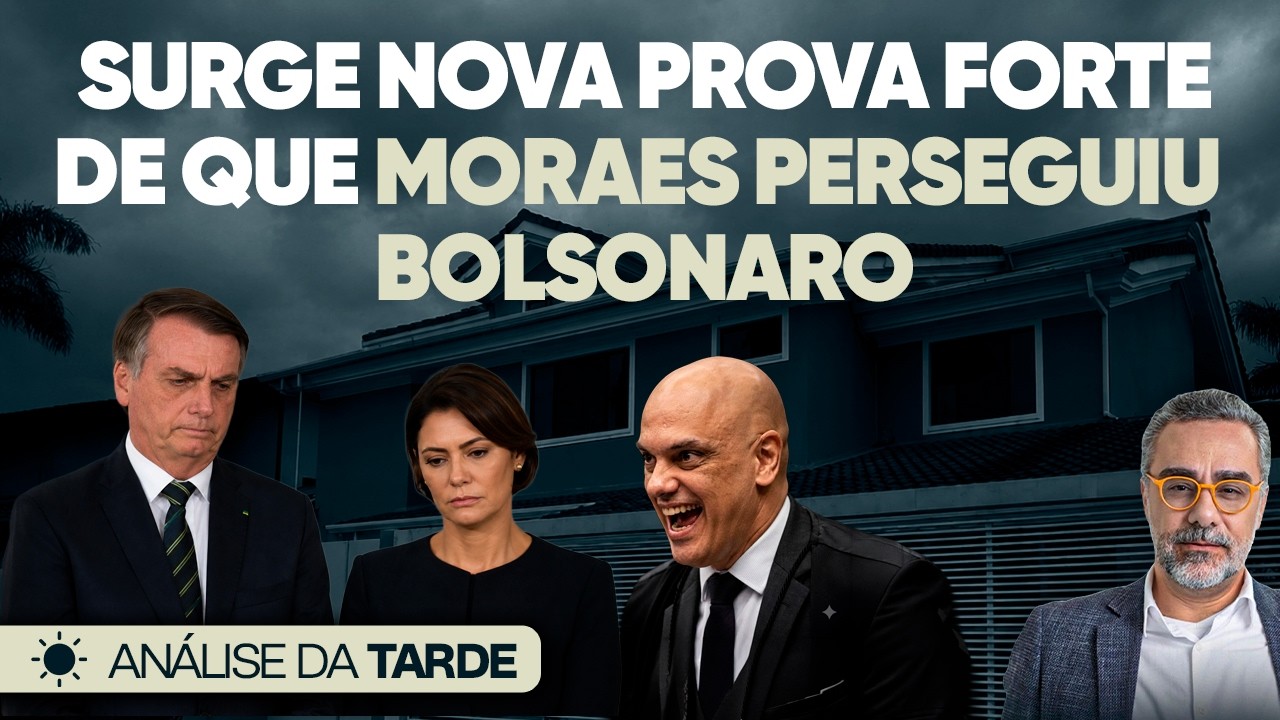 🚨Moraes é Encurralado por Nova Prova de Perseguição Contra Bolsonaro