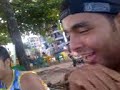 Watchatcha e o Kreeeuuu  na praia