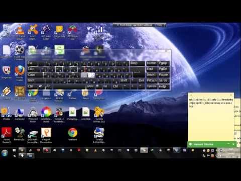 how to virtual keyboard windows 7