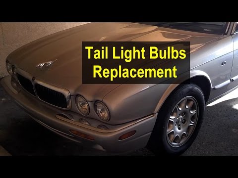 Rear tail light bulbs replacement, Jaguar XJ8 – VOTD