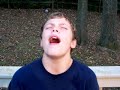 My little brother gargles hit oldies songs.  Really.. you gotta see this.  If Ellen Degeneres sees this - he wants to be on your show gargling songs