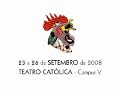 universidade cat�lica de goi�s realiza a 3� semana de publicidade e propaganda.

a universidade cat�lica de goi�s e o curso de publicidade e propaganda, em uma iniciativa da coordenadora patr�cia quitero rosenzweig e da ag�ncia etchd host & design, realizar� de 23 a 26 de setembro de 2008, a 3� semana de publicidade e propaganda da cat�lica. comunica��o digital ser� o tema do evento, e visa discutir o estreitamento de rela��es sociais causado por novas tecnologias e novas formas de comunica��o e a velocidade cada vez maior com que as informa��es precisam ser compartilhadas, fazendo com que a publicidade se reinvente a cada dia.

a semana contar� com debates, palestras e workshops com profissionais renomados do mundo da publicidade regional e nacional. apresentam-se nomes ilustres como sergio prazeres executivo de m�dia da ag�ncia dpz e presidente do grupo de m�dia/rj; alexandre barrichello, consultor da adobe systems do brasil; o premiado publicit�rio erh ray, fundador da ag�ncia borghierh/lowe; sirlene milhomem da ag�ncia oficina de comunica��o; jana�na stival e samuel victoi do grupo zoe com e zoe web; evandro macedo da styllus publicidade; altair tavares da r�dio 730 am; tute corr�a da tv serra dourada; ang�lica santos da ag�ncia jord�o e tamb�m do grupo de m�dia;rog�rio lemos da hiperframe. conta tamb�m com wilson rodrigues da ag�ncia dmw e tamb�m presidente da abap-go; tarion motta da tta propaganda; leandro santos da 7 mares digital; juliano celestino da eremita tecnologia e fausto magnun da etchd host & design. 

a academia marca presen�a com a palestra do professor mestre m�rcio rocha da universidade federal de goi�s - ufg e o corpo docente do curso de publicidade e propaganda da ucg apresentando artigos cient�ficos. haver� tamb�m atra��es culturais e a 3� feira de comunica��o e neg�cios, onde empresas do meio da comunica��o divulgar�o seus servi�os e trabalhos no mercado. 

durante duas tardes do evento acontecer�o workshops nas �reas de fotografia; t�cnicas e produ��o de jingles, oficina de teatro e express�o corporal; serigrafia; criatividade em web; ilustra��o e insight; stop motion; eventos; vitrinismo e visual book; marketing e assessoria de comunica��o. al�m da j� disputad�ssima 3� maratona da criatividade da cat�lica, este ano com empresa bazar paulistinha. 

com o objetivo de promover ao aluno um per�odo dedicado a ampliar seus conhecimentos, trocar informa��es e se manter atualizado quanto ao mercado de trabalho, a 3� semana de publicidade e propaganda faz parte de um projeto de responsabilidade social. parte da inscri��o do aluno ser� feita com a entrega de pilhas, baterias port�teis e aparelhos celulares em desuso para o programa papa  pilhas, do banco real, que se responsabilizar� em transportar o material para um centro de reciclagem.

as inscri��es para o evento podem ser realizadas pela manh�, tarde e � noite no hall do bloco b no campus v, local do evento.

acesse tamb�m o hotsite do evento: www.empiricacomunicacao.com/semana