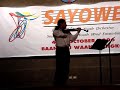Bohorquez played \"paganiniana\" Bohorquez played \"paganiniana\"