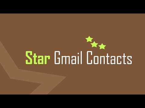 how to organize gmail contacts