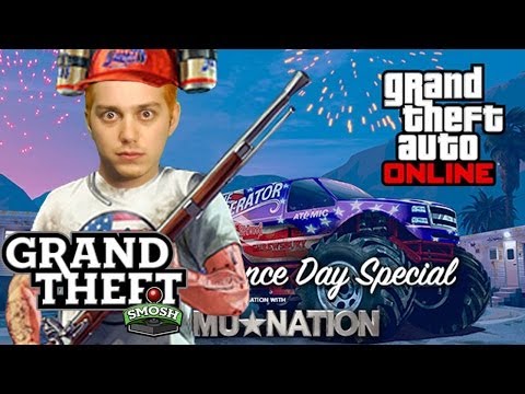 4TH OF JULY MONSTER TRUCKIN' (Grand Theft Smosh)