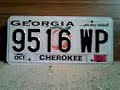 Georgia License Plates