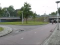 Multi-level cycle roundabout in Utrecht (Netherlands)