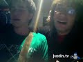 Steve and Derek singing Steve and Derek singing